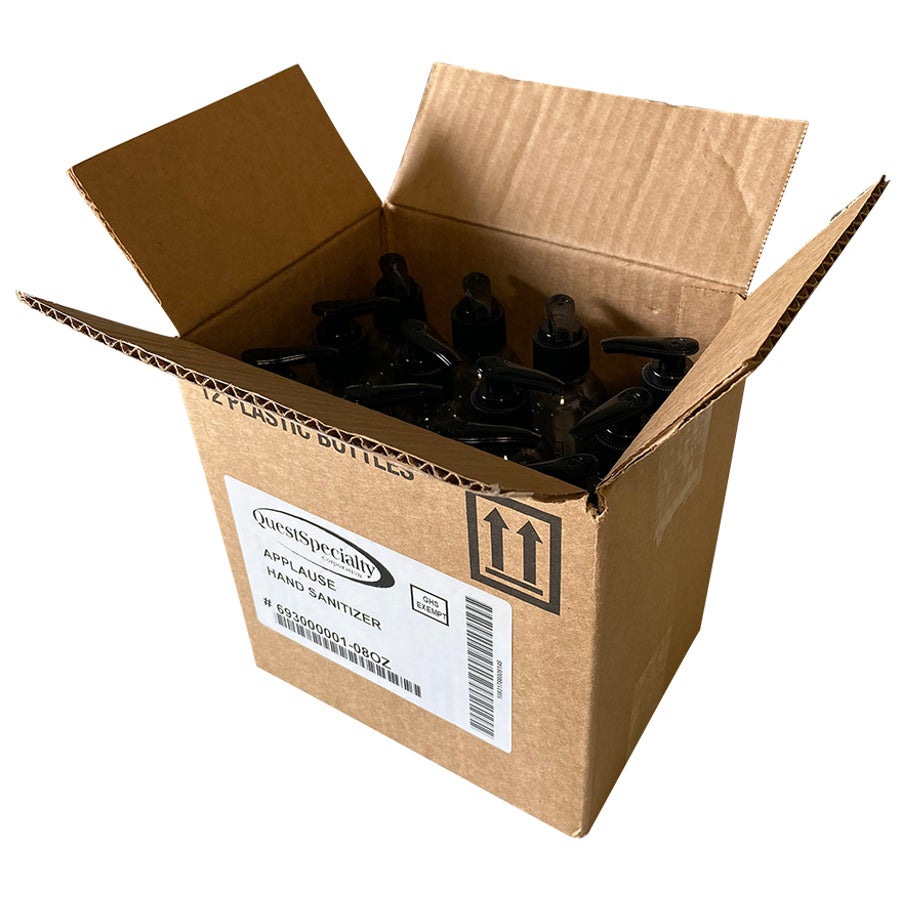 Hand Sanitizer, Gel, 60% Alcohol, with Pump,12 - 8 FLUID