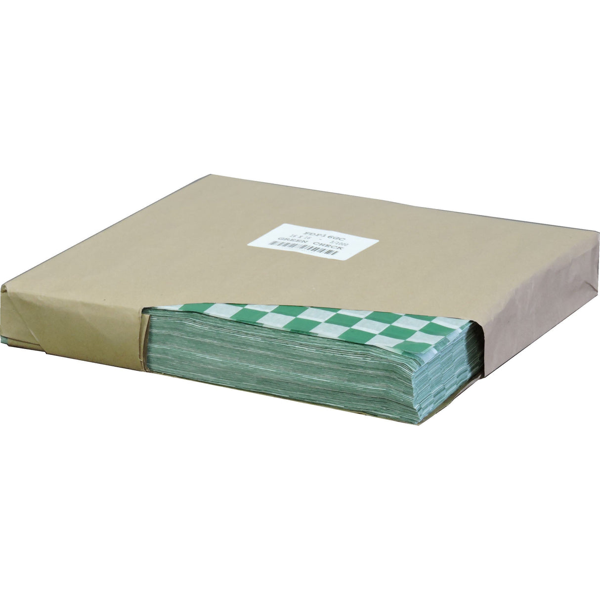Wraps, Deli, 16 x 16 Inch, Green Checker,3 - 1000 COUNT
