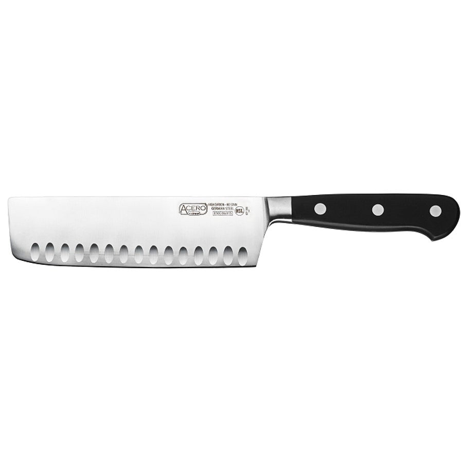 Knife, Santoku, 7 Inch, Triple Riveted, Full Tang Forged Blade,1 - 7 IN