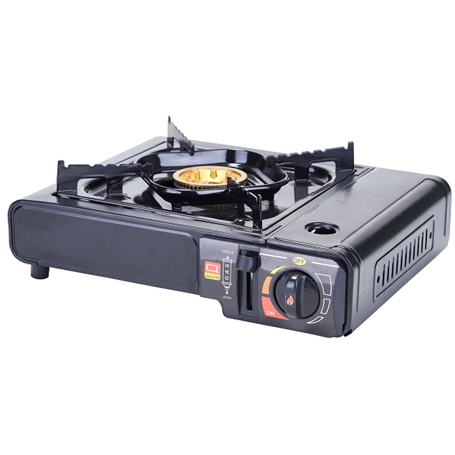 Stove, Butane, Portable, Black, 9500 BTU,1 - 1 EACH