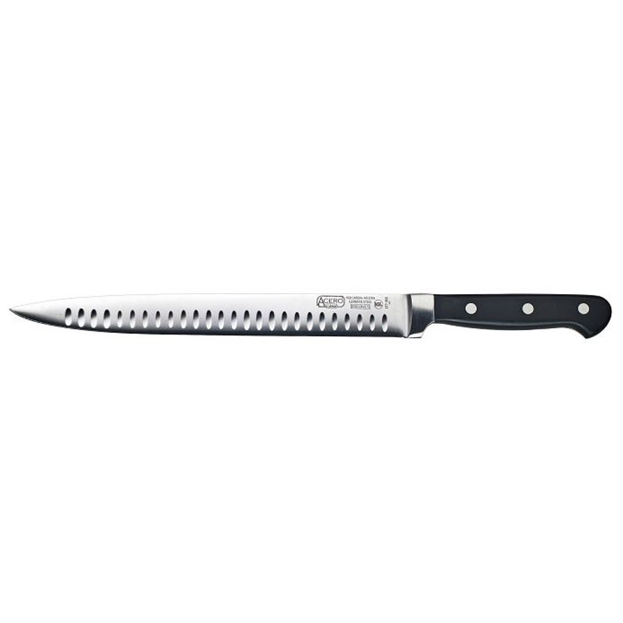 Knife, Slicer, 10 Inch, Granton Edge Steel, with Black Handle,1 - 1 EACH
