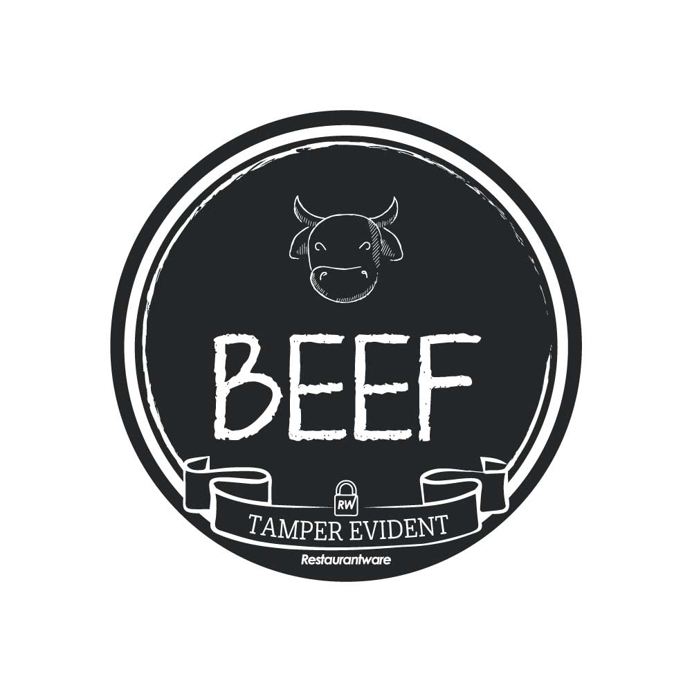 Labels, Tamper-Evident, 2 x 2 Inch, Black & White,1 - 500 COUNT