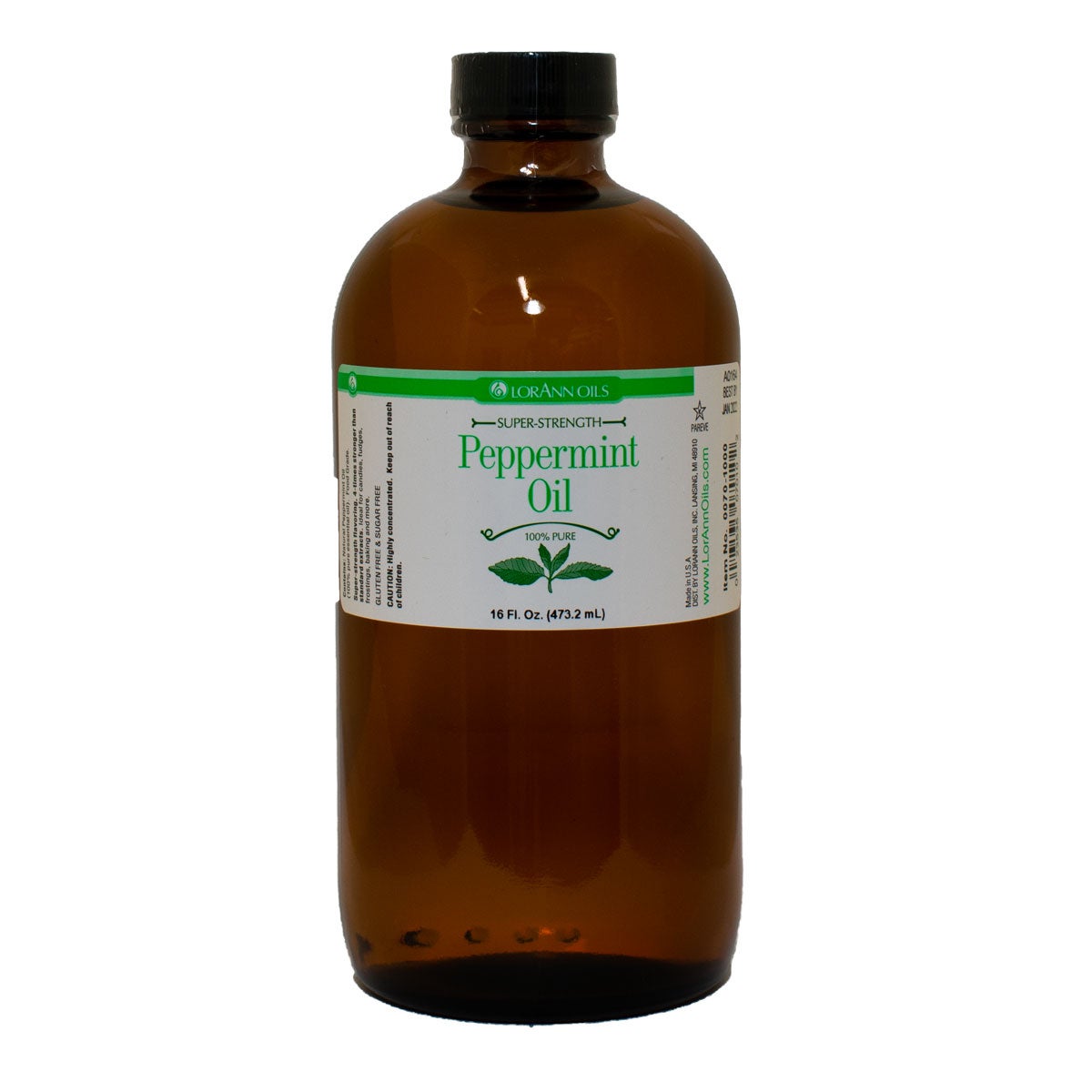 Essential Oils, Peppermint,1 - 16 OUNCE