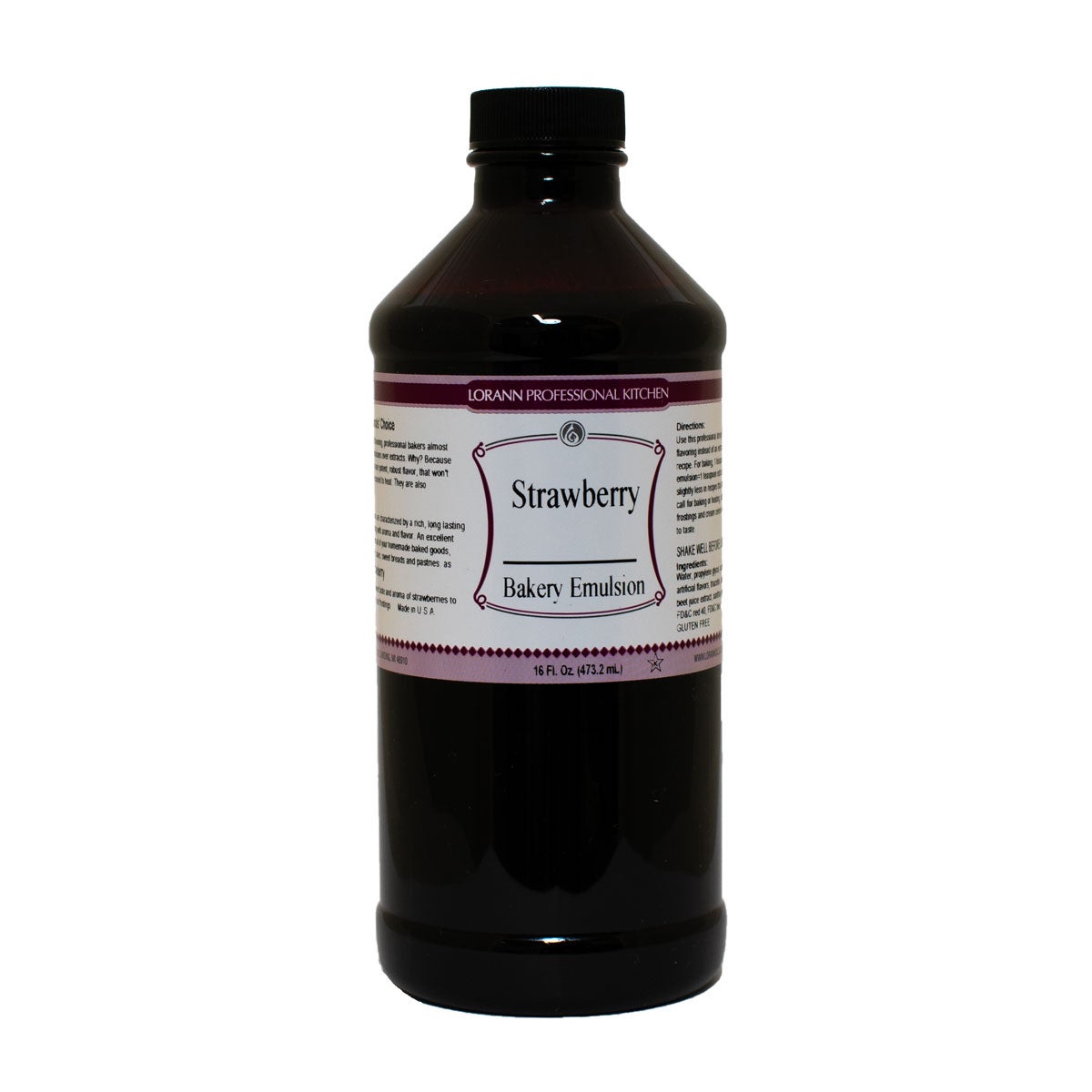 Emulsion, Strawberry,1 - 16 OUNCE