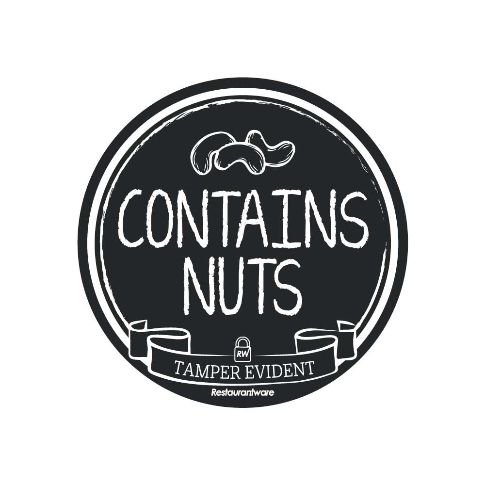 Labels, Tamper-Evident, 2 x 2 Inch, Black & White,1 - 500 COUNT