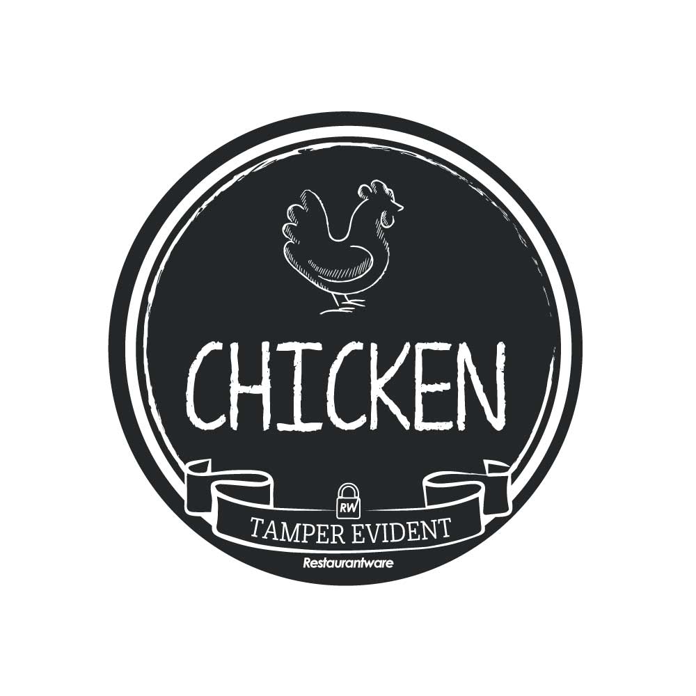 Labels, Tamper-Evident, 2 x 2 Inch, Black & White,1 - 500 COUNT