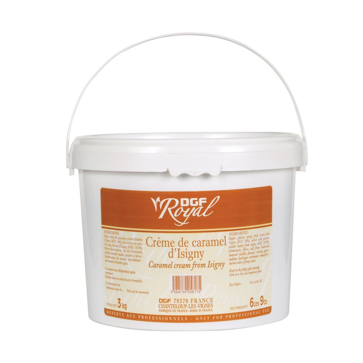 Cream, Caramel, Shelf-Stable,1 - 6.6 POUND