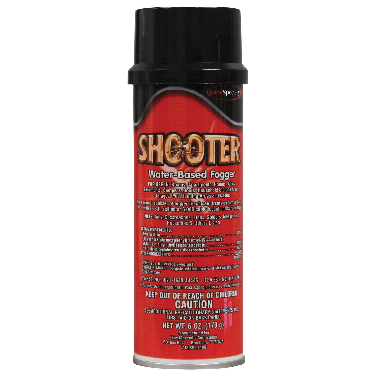 Insect Killer, Insecticide Fogger, Aerosol, Indoor, for Ants/Spiders/Mosquitos,12 - 6 OUNCE