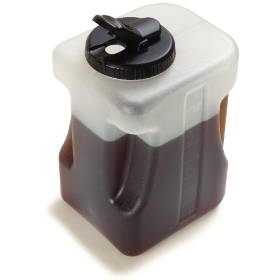 Container, Food, 1 Gallon, 6.75 x 5.5 x 8.63 Inch Translucent, Polypropylene, with Assorted Color Lid Toggles,1 - 1 EACH