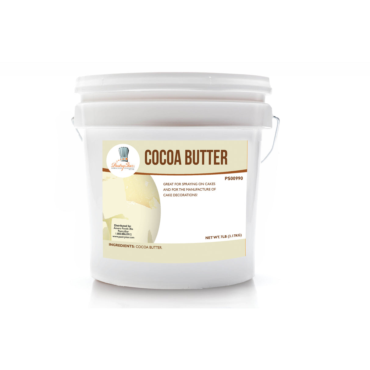 Butter, Cocoa, Shelf-Stable,1 - 7 POUND