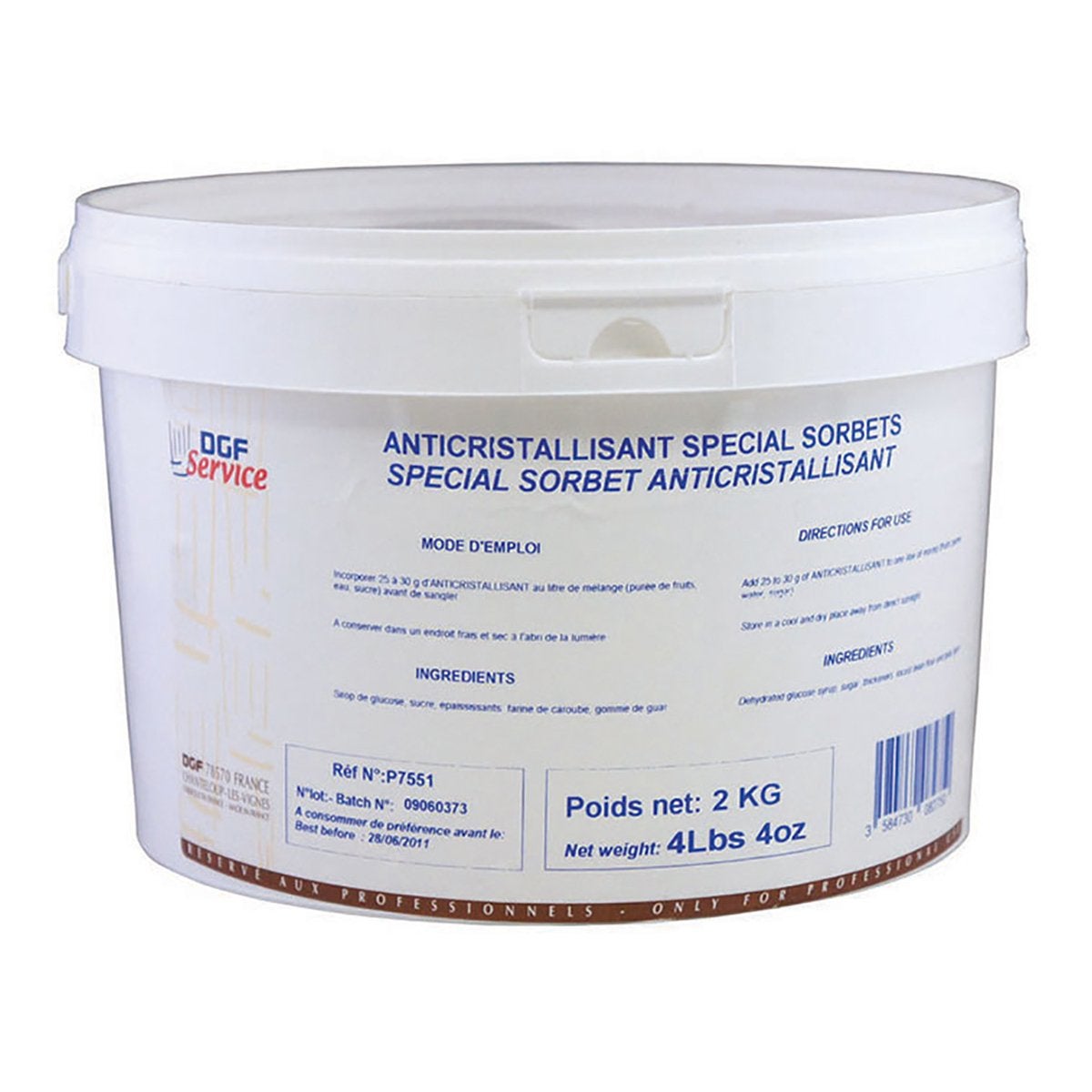 Stabilizer, Sorbet, Shelf-Stable,1 - 4.4 POUND