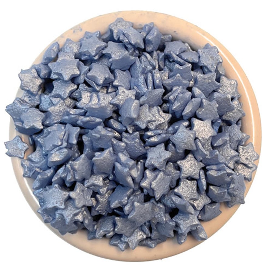 Sprinkles, Star Shaped, Blue,6 - 8 OUNCE
