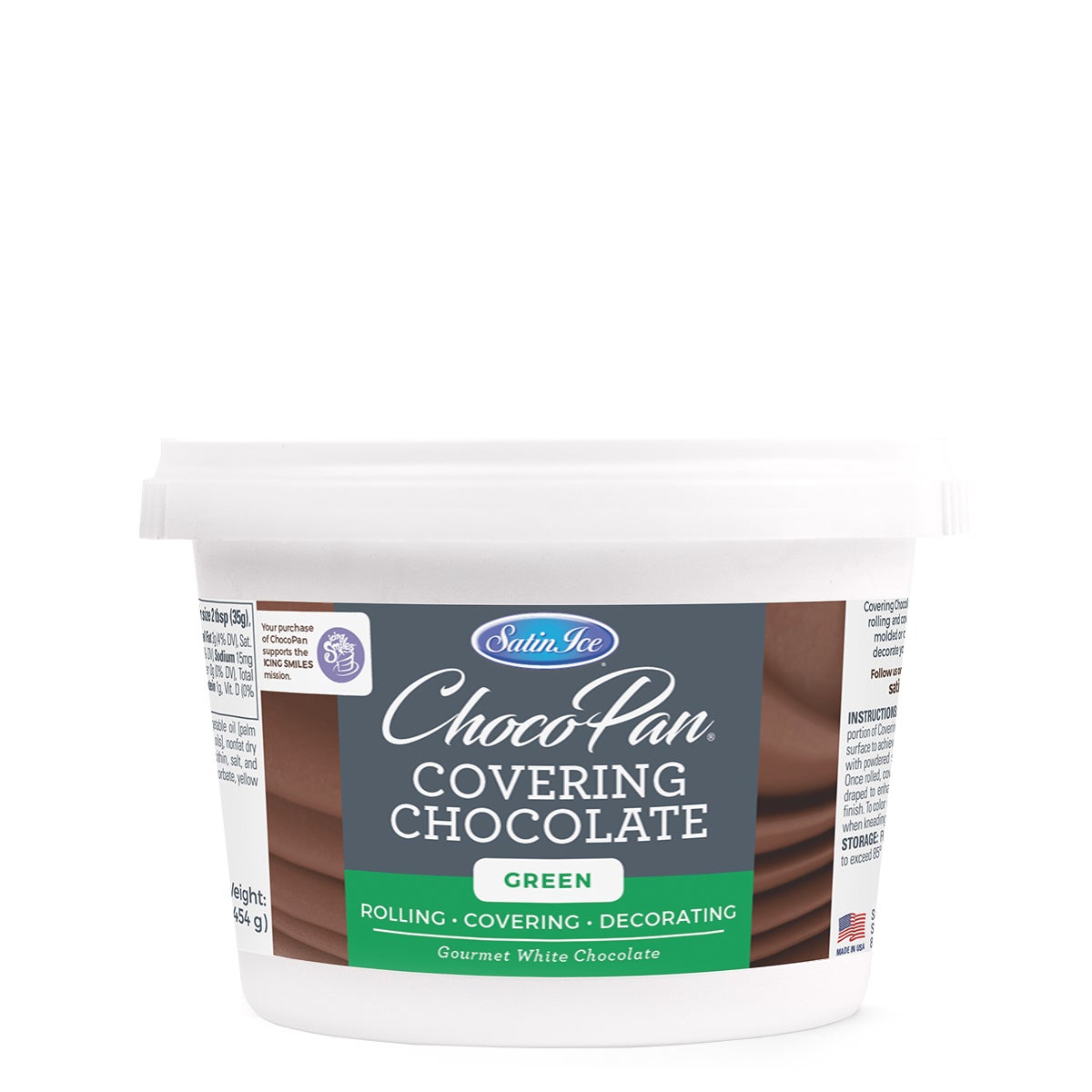 Covering Chocolate, Green,4 - 1 POUND