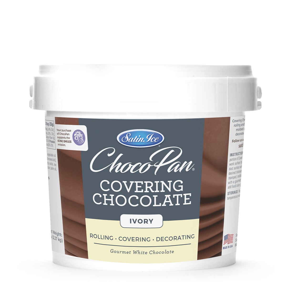 Covering Chocolate, Ivory,4 - 5 POUND