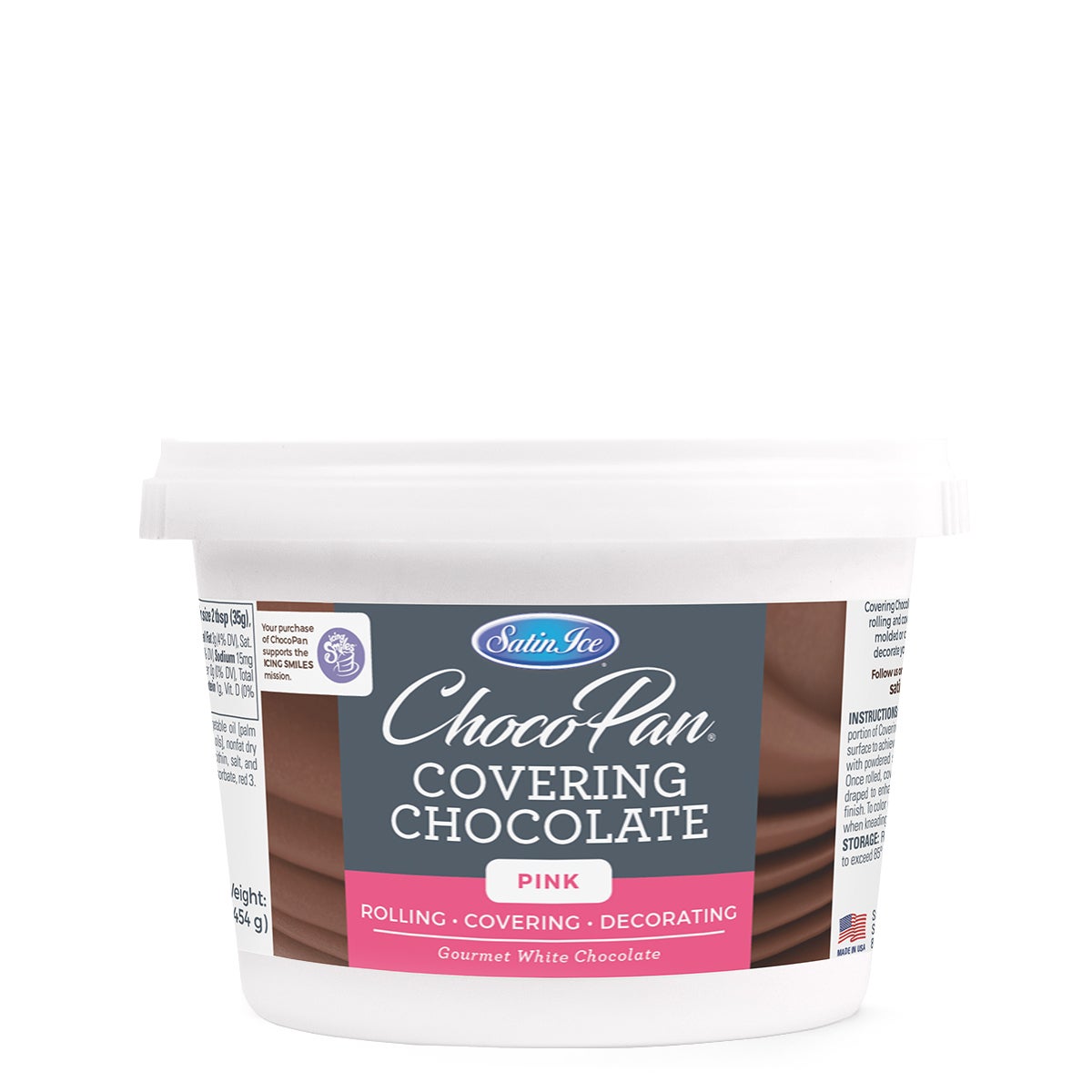 Covering Chocolate, Pink,4 - 1 POUND