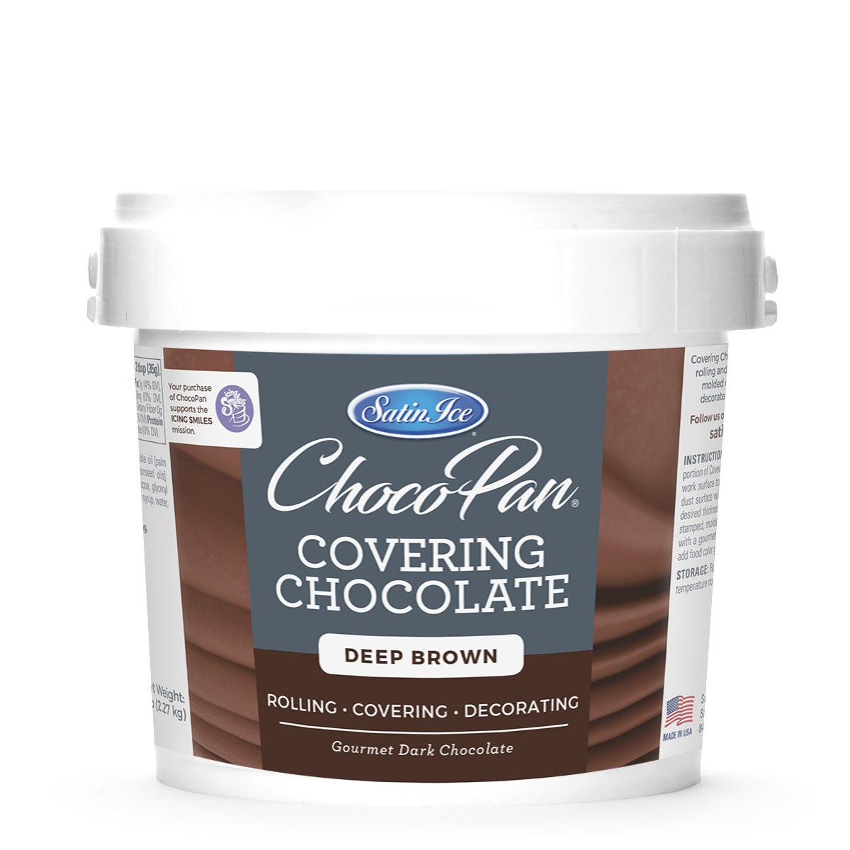 Covering Chocolate, Deep Brown,4 - 5 POUND