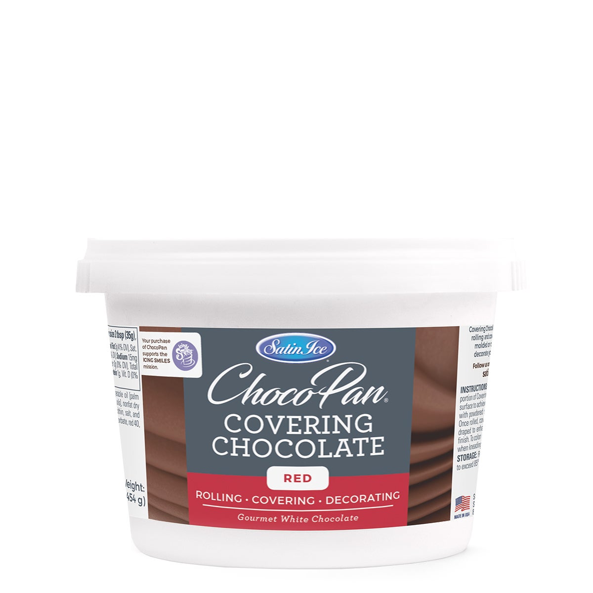Covering Chocolate, Red,4 - 1 POUND