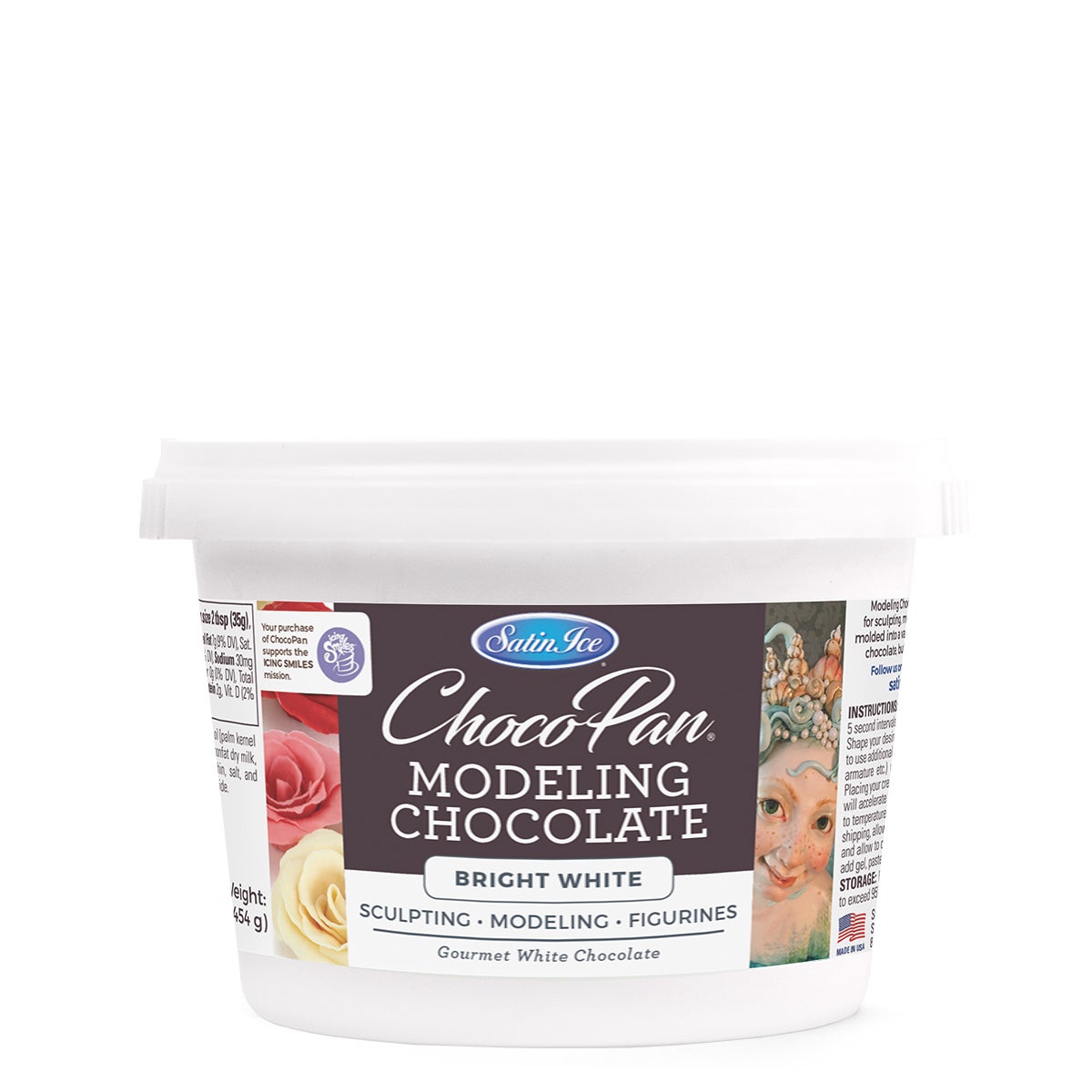 Chocolate, Modeling, Bright White,4 - 1 POUND