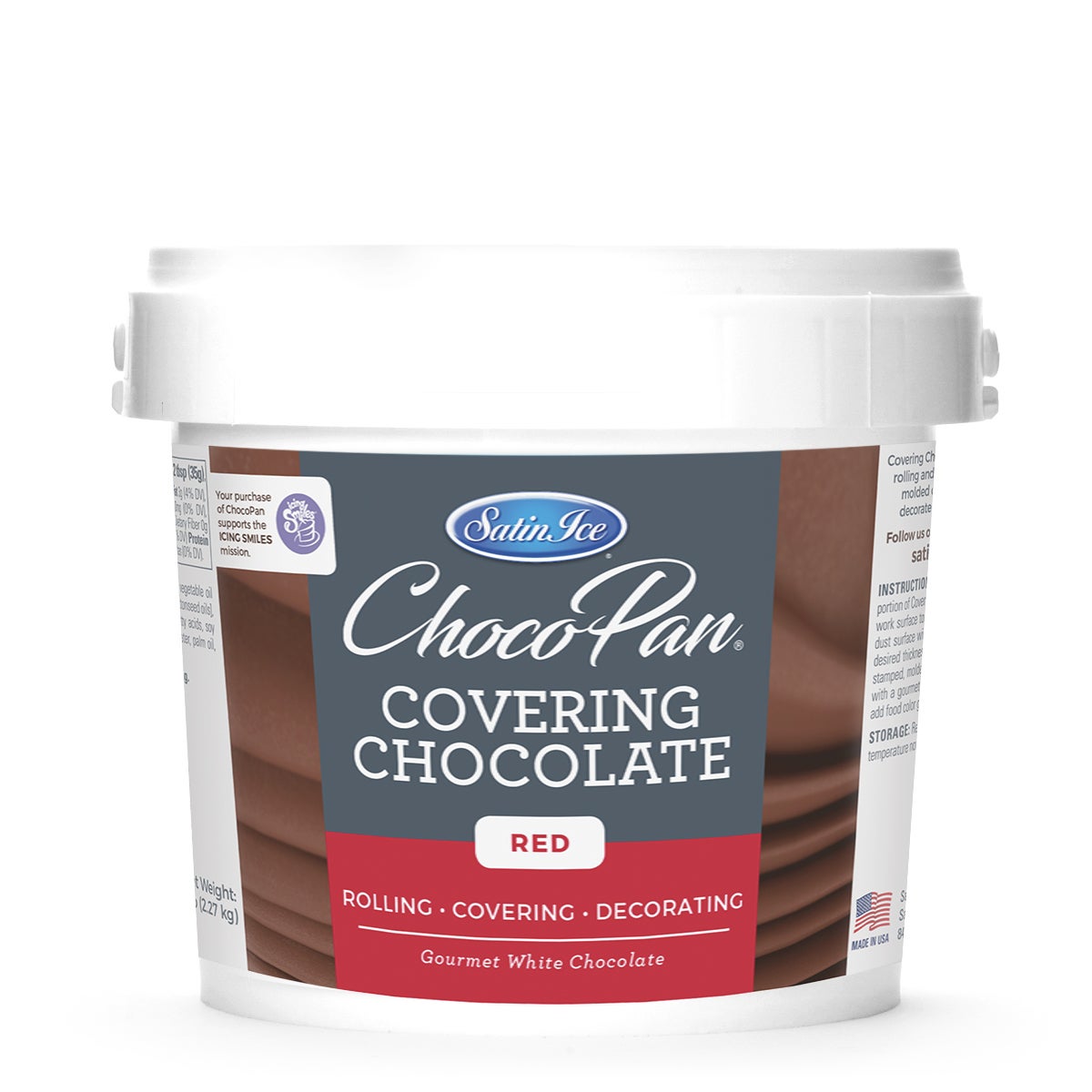 Covering Chocolate, Red,4 - 5 POUND