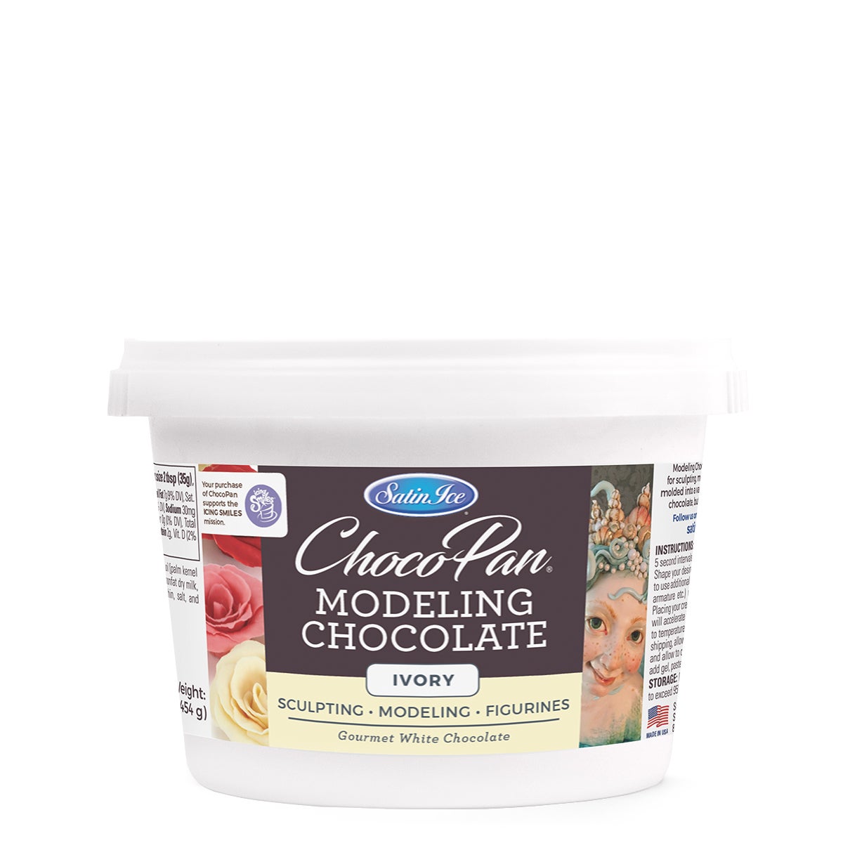 Chocolate, Modeling, Ivory,4 - 1 POUND