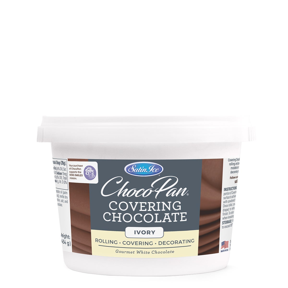 Covering Chocolate, Ivory,4 - 1 POUND