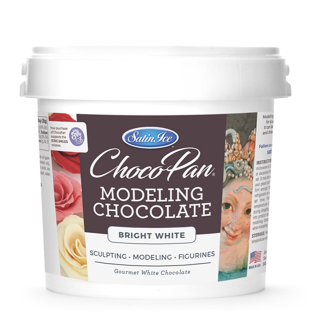 Chocolate, Modeling, Bright White,4 - 10 POUND
