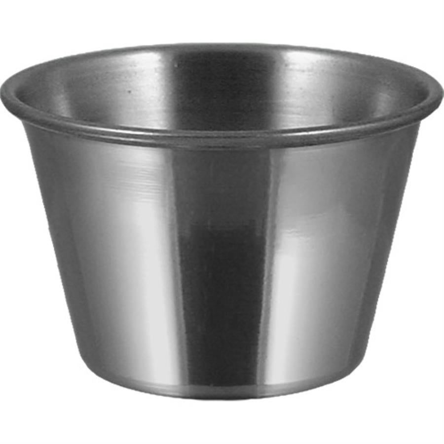 Cups, Sauce, 2.5 Ounce, Stainless Steel,12 - 1 EACH