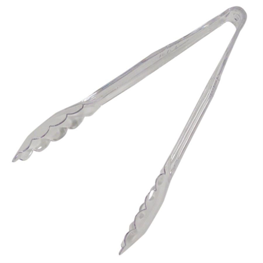 Tongs, 8.75 Inch, Plastic, Clear,1 - 1 EACH