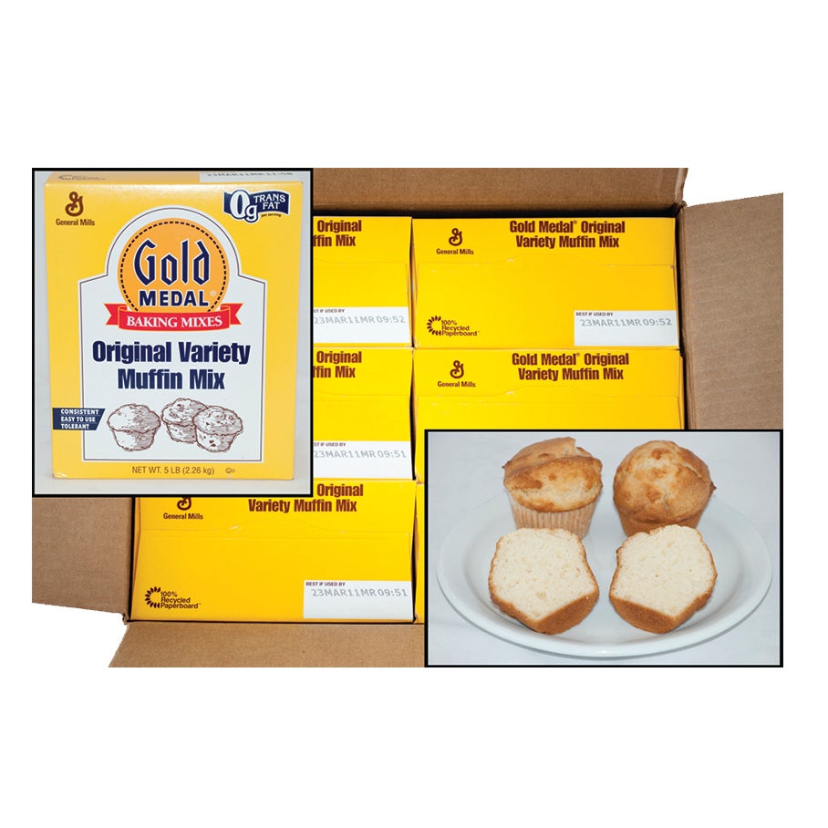 Mix, Muffin, Medium Grain, Variety, No Trans Fat,6 - 5 POUND