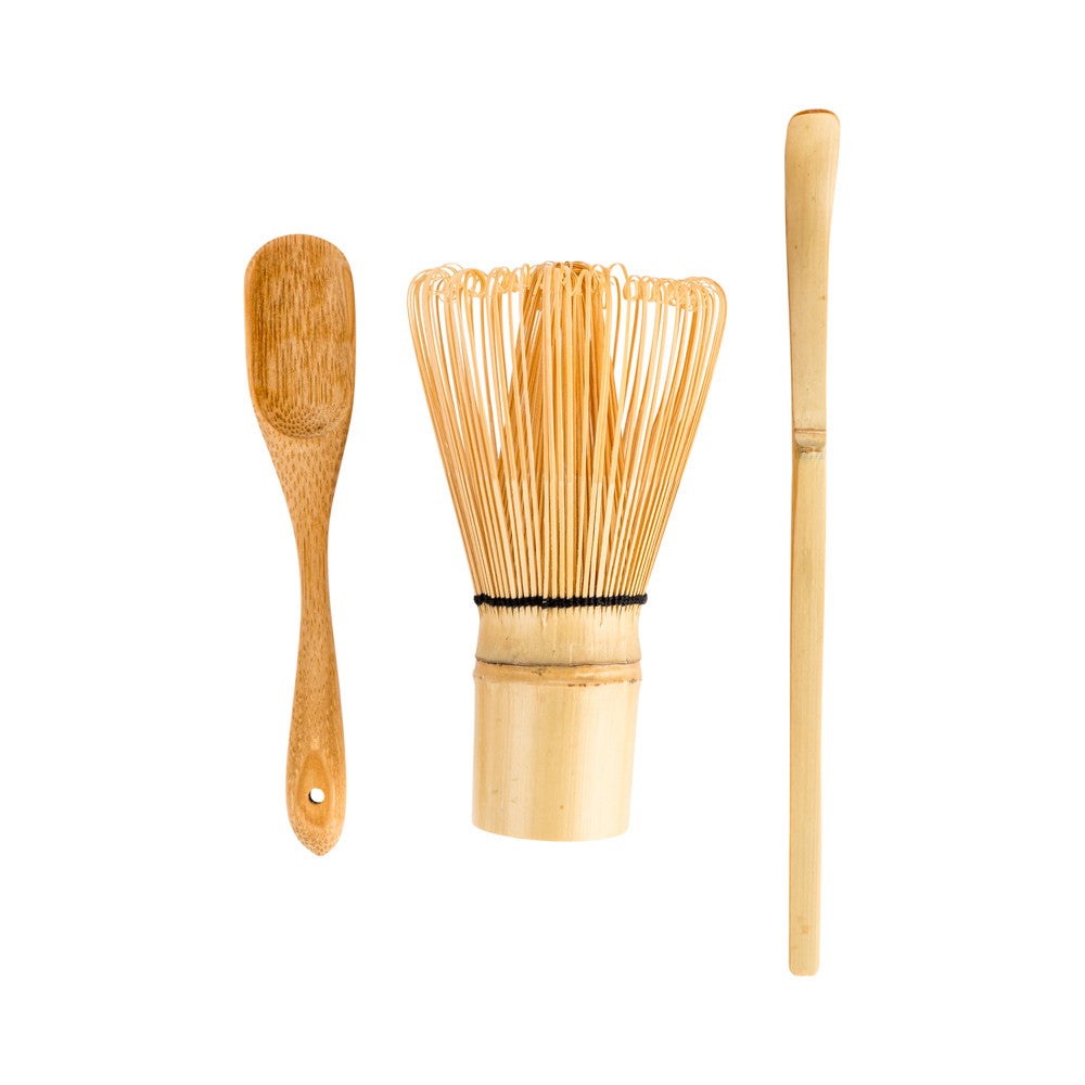 Tea Set, 3 Piece Matcha, Dojo, Bamboo, Includes Whisk/Scoop/Spoon,1 - 3 PIECE
