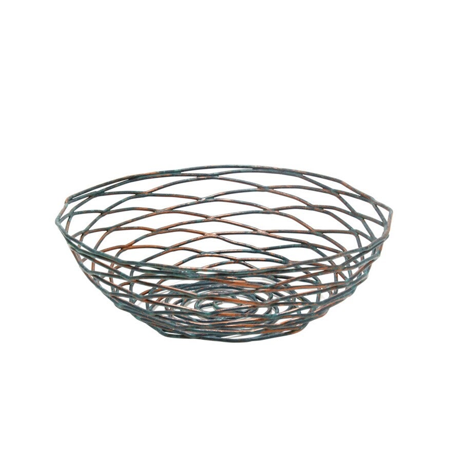 Baskets, Patina Wireware, 8 Inch, Round, Powder Coated Iron, 8 Linear Inch,6 - 1 EACH