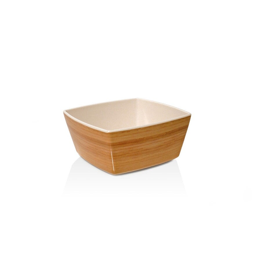 Bowls, Platewise Mod, 16 Ounce, 4.5 Inch, Wood Appearance, Square, 4.5 Linear Inch,12 - 1 EACH