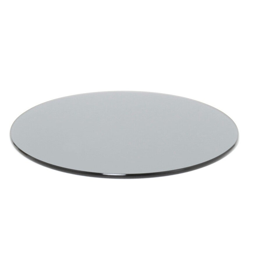 Trays, Serving, 14 Inch, Round, Smoke, Tempered Glass, 14 Linear Inch,2 - 1 EACH