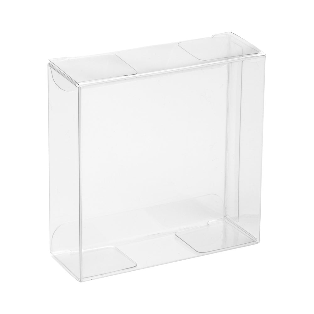 Boxes, Candy, Sweet Vision 3.3 x 1.2 x 3.3 Inch, Plastic, Clear, Square,1 - 100 COUNT