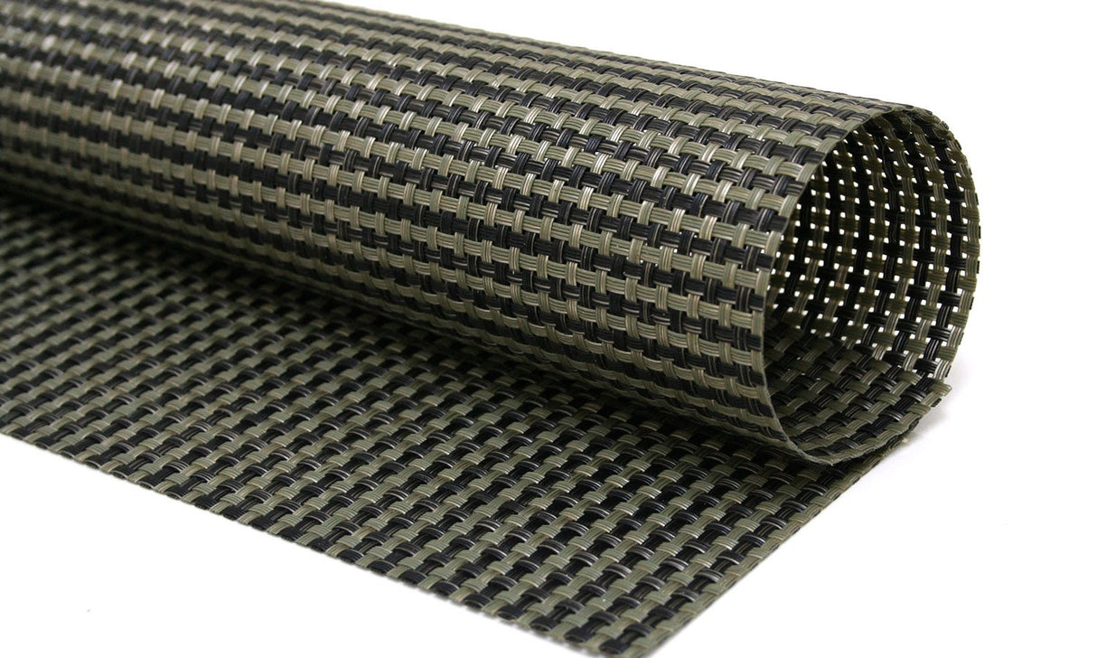 Placemats, Basketweave 16 x 12 Inch, Olive, Vinyl, 5.5 Linear Inch,12 - 1 EACH