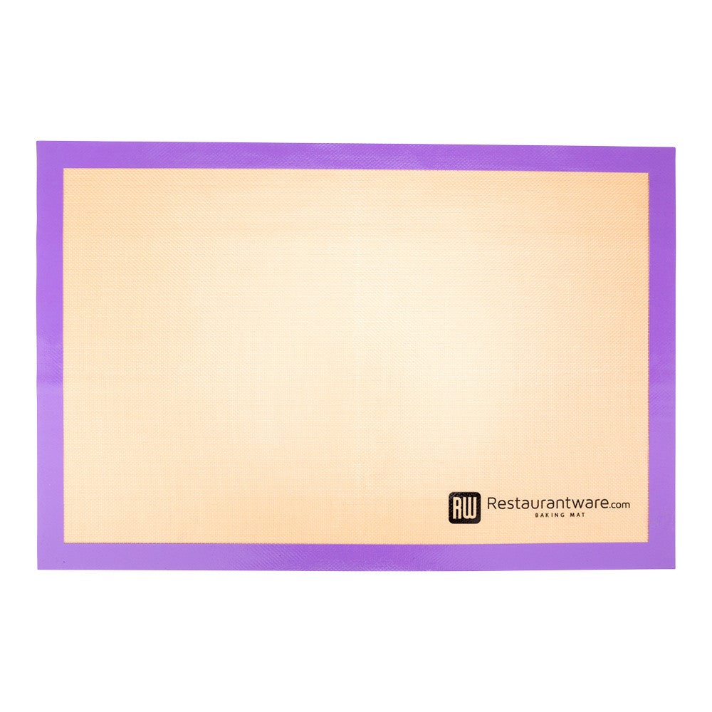 Baking Mat, Allergen Safe, 15.8 x 23.6 Inch, Full-Size, Tan & Purple, Silicone,1 - 1 EACH
