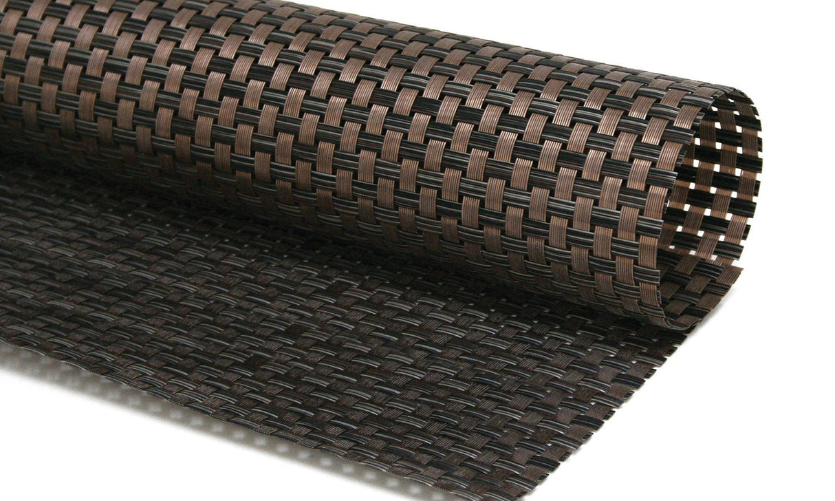 Placemats, Basketweave 16 x 12 Inch, Copper, Vinyl,12 - 1 EACH