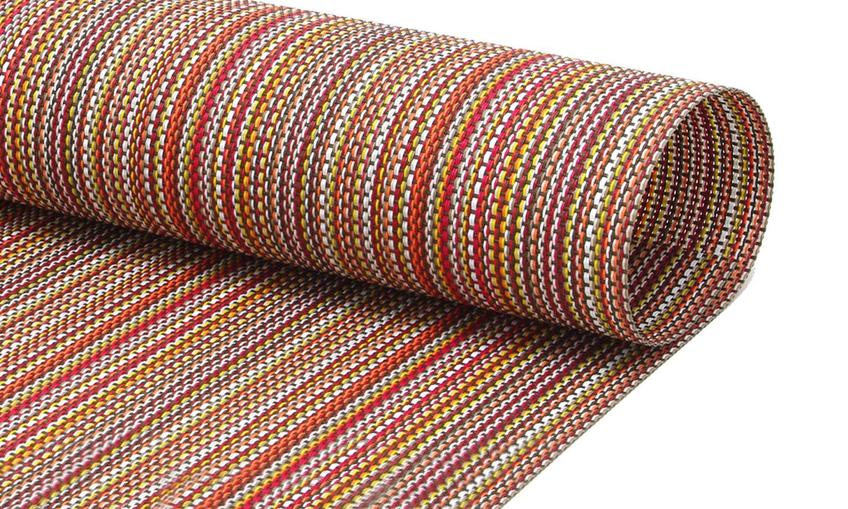 Placemats, Metroweave 16 x 12 Inch, Red, Vinyl,12 - 1 EACH