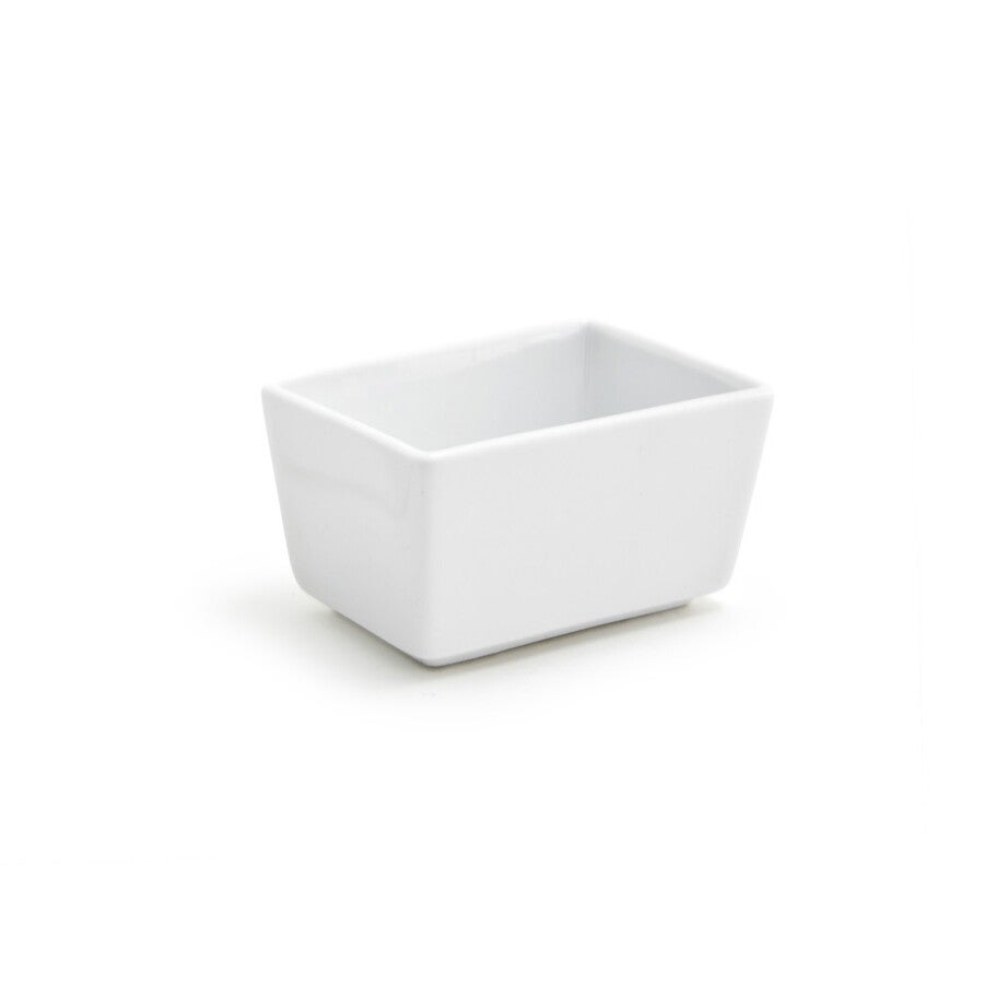 Bowls, Mod, 6 Ounce, White, Rectangular,12 - 1 EACH