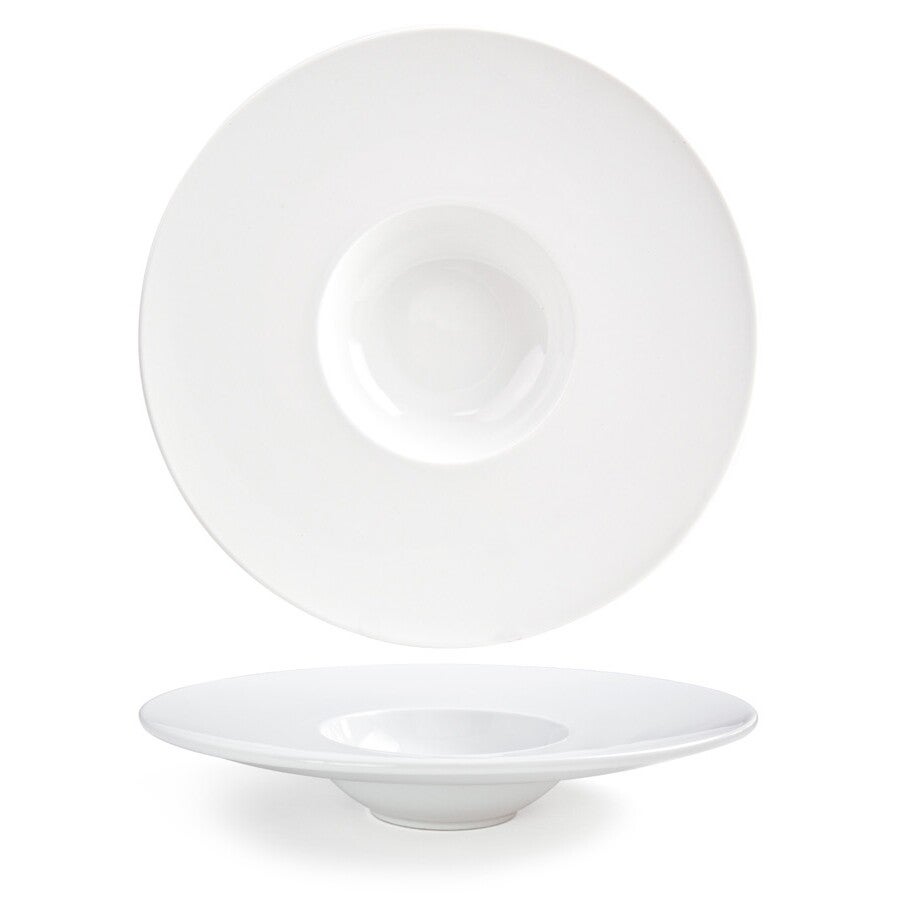 Bowls, Monaco, 7 Ounce, 11.5 Inch, Wide Rim, White, 11.5 Linear Inch,6 - 1 EACH