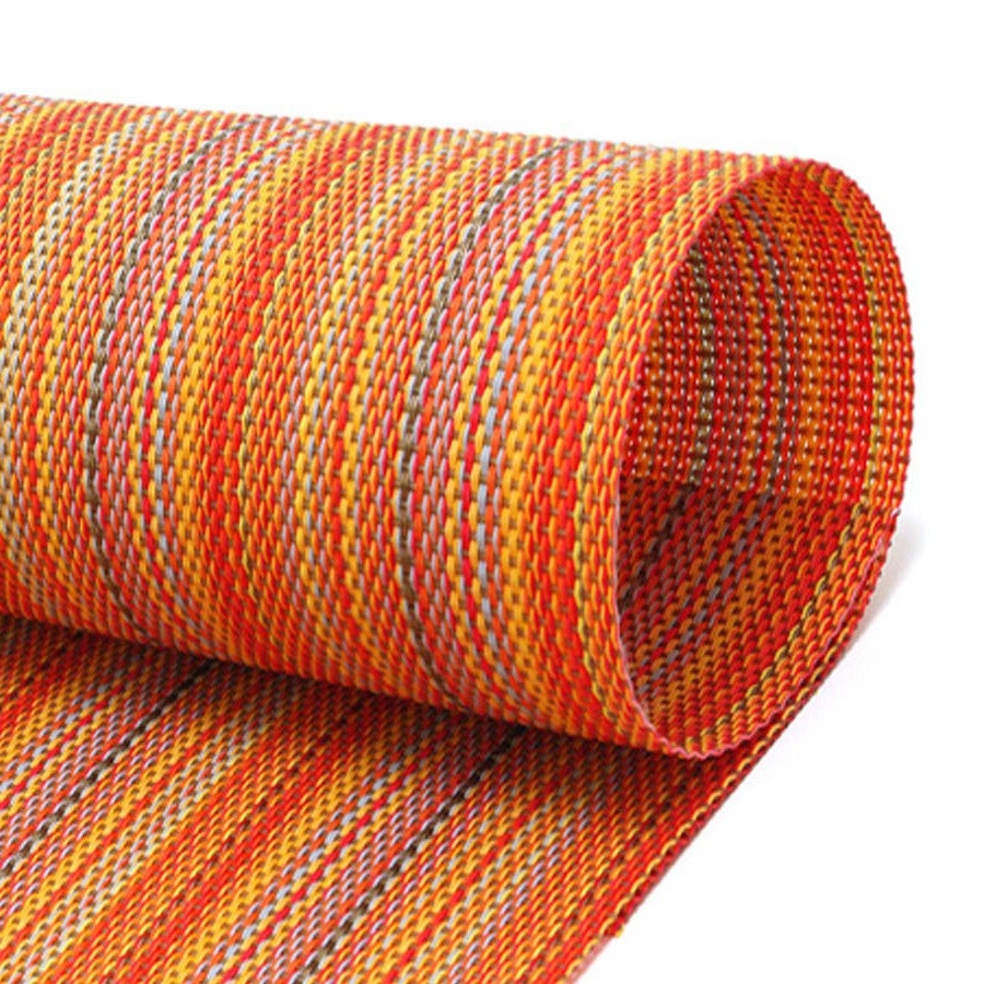 Placemats, Metroweave 16 x 12 Inch, Orange, Vinyl,12 - 1 EACH