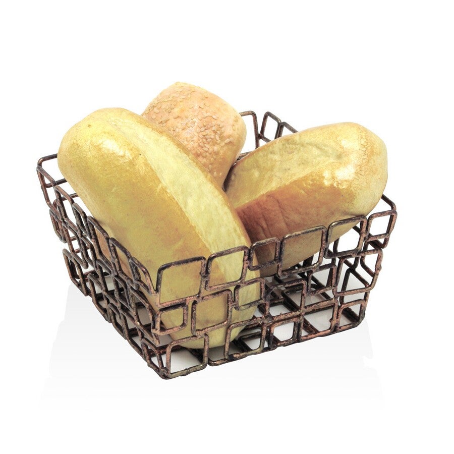 Baskets, Link, Coppered Wireware, 6 Inch, Powder Coated Steel Wire, 6 Linear Inch,6 - 1 EACH