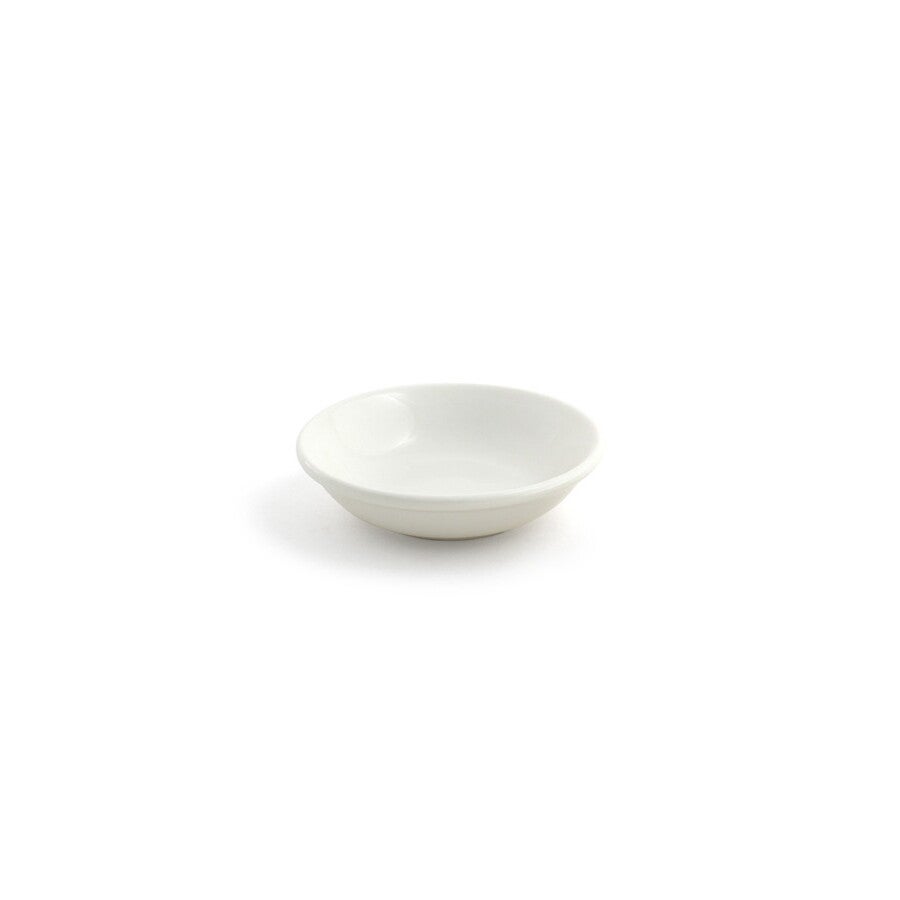 Dishes, 1 Ounce, Eurowhite, Porcelain, 3 Inch, Round, 3 Linear Inch,12 - 1 EACH