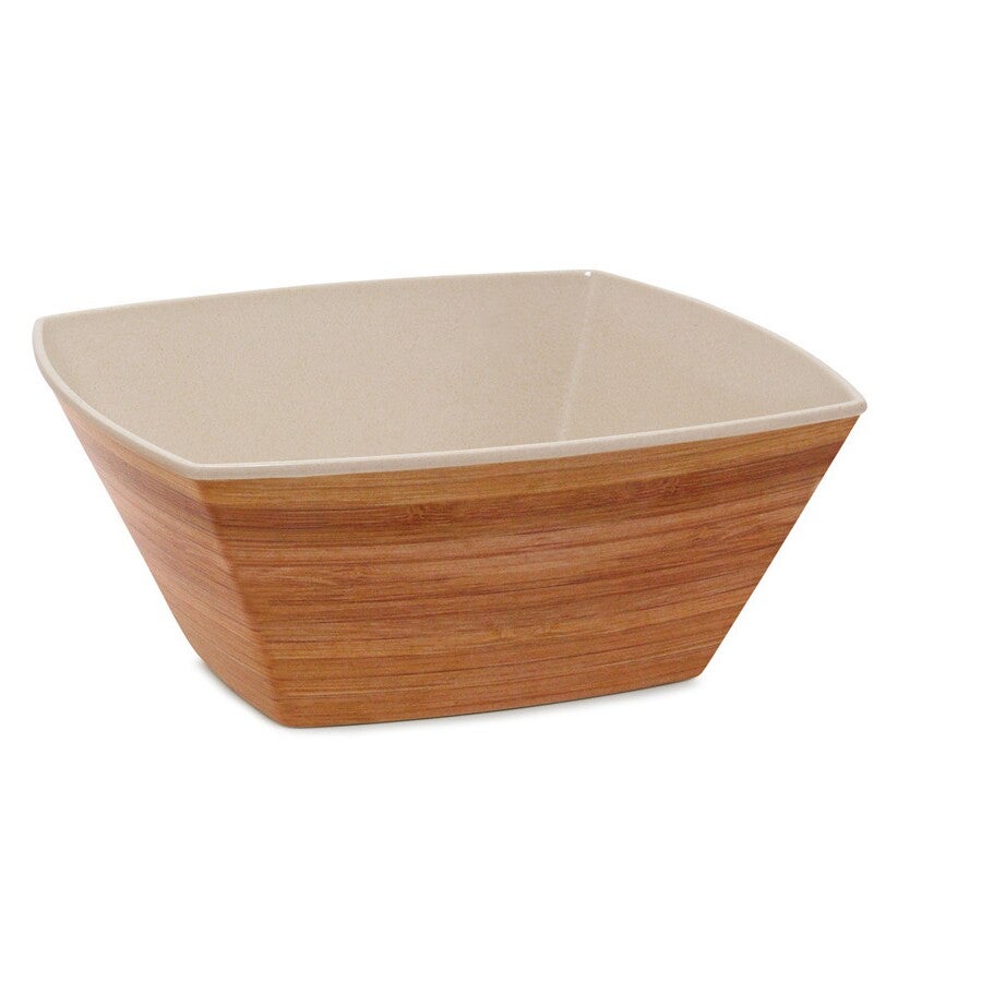 Bowls, Platewise Mod, 104 Ounce, 9.25 Inch, Wood Appearance, Square, 9.25 Linear Inch,6 - 1 EACH
