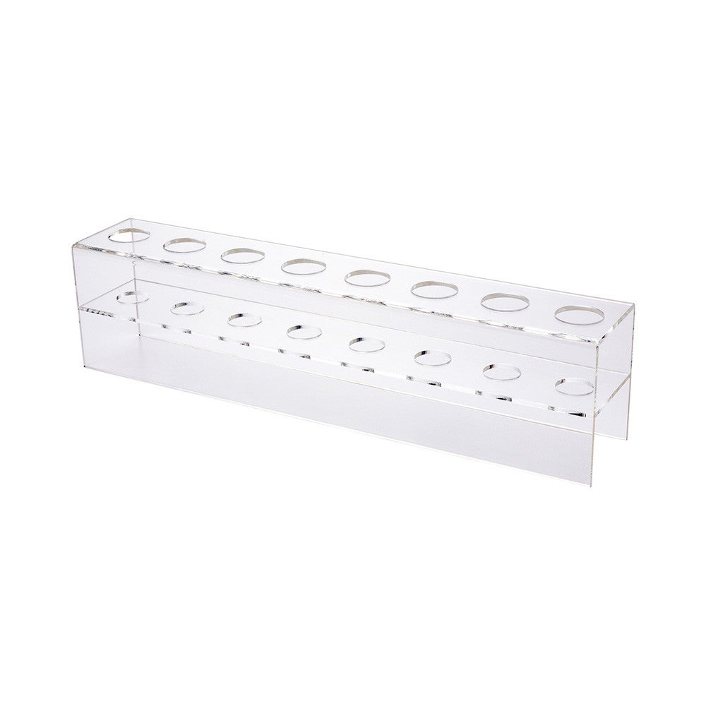 Display Stand, Cone Holder, Clear Tek 12.83 x 2.36 x 3.15 Inch, Rectangular, Clear, Acrylic, with 8 Slots,1 - 1 EACH