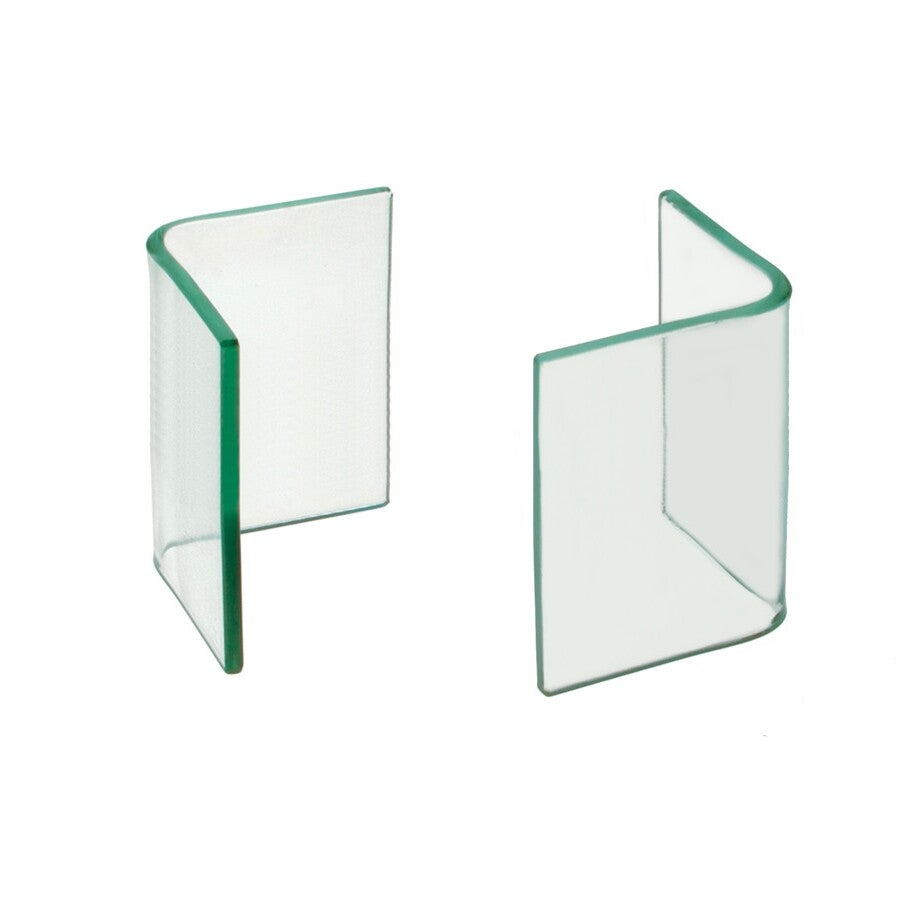 Riser Sets, Arctic L-Shaped, 6.25 Inch, 2 Piece, Clear, Glass,2 - 1 EACH