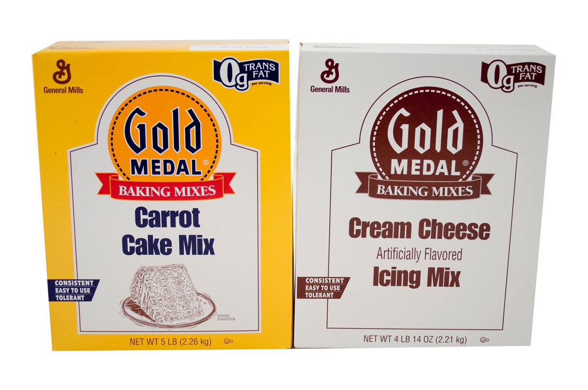 Mix, Cake, Carrot Cake, with Cream Cheese Icing Mix,3 - 9.88 POUND