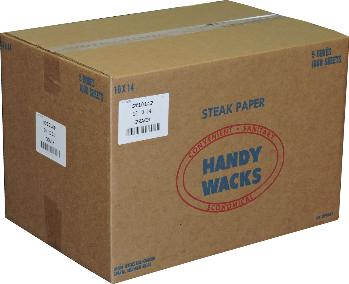 Papers, Steak, 10 x 14 Inch, Peach,5 - 1000 COUNT