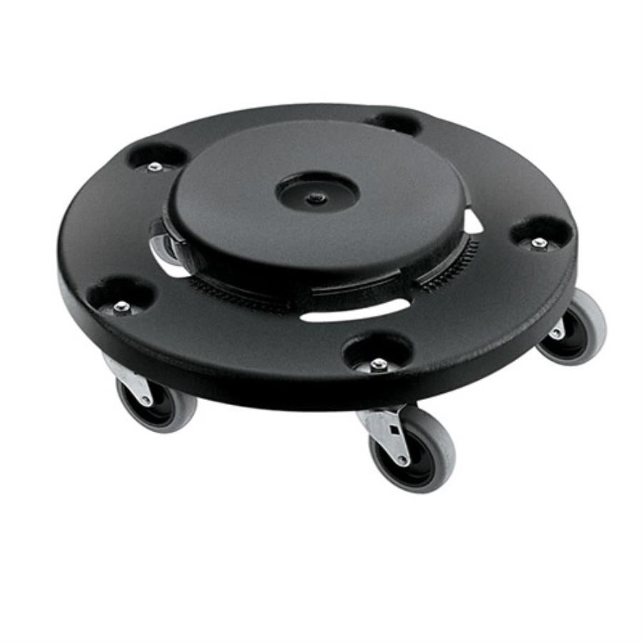 Dolly, Trash Receptacle, Heavy Duty, Black,1 - 1 EACH