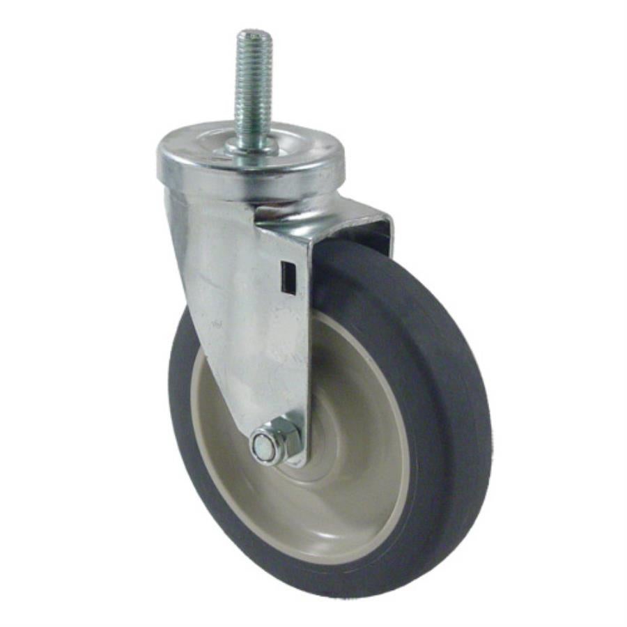 Caster, Stem Swivel, 5 Inch, for Cart & Shelf,1 - 1 EACH